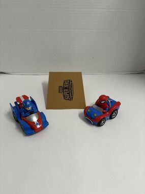Marvel Spider Hero’s Adventures Pull Back Cars And Ramp Set